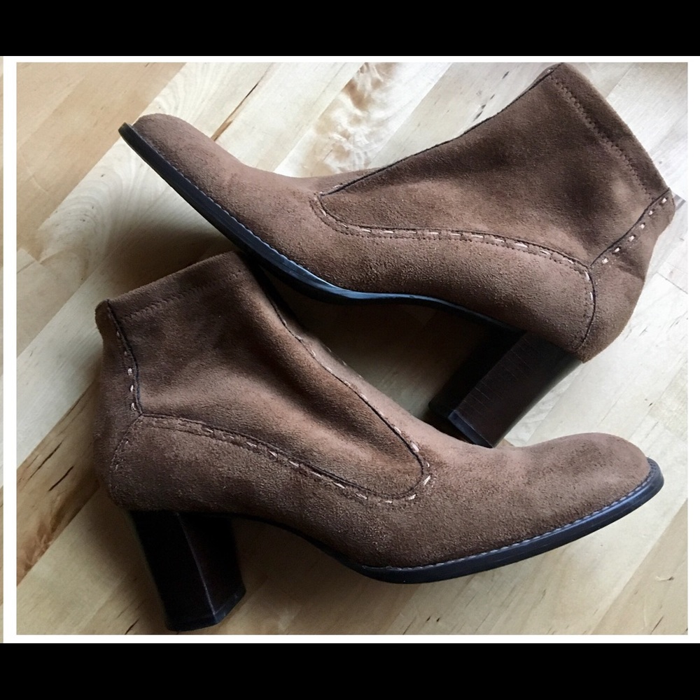 Franco Sarto L-MATTY Brown Ankle Boots Siz…